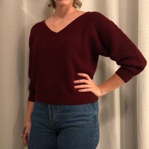 Maroon sweater